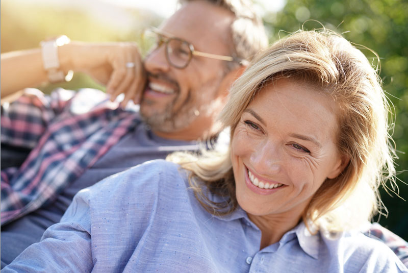 dental implants patient smiling