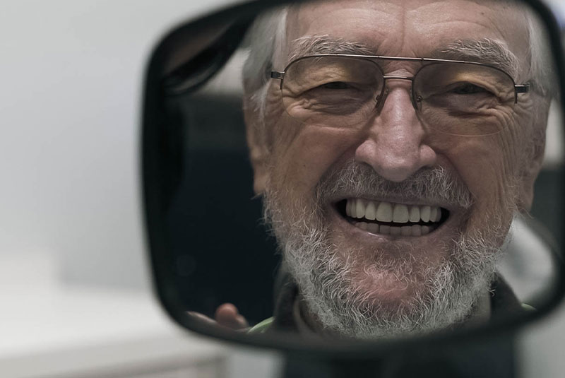 dental patient smiling